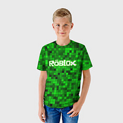 Футболка детская Roblox, цвет: 3D-принт — фото 2