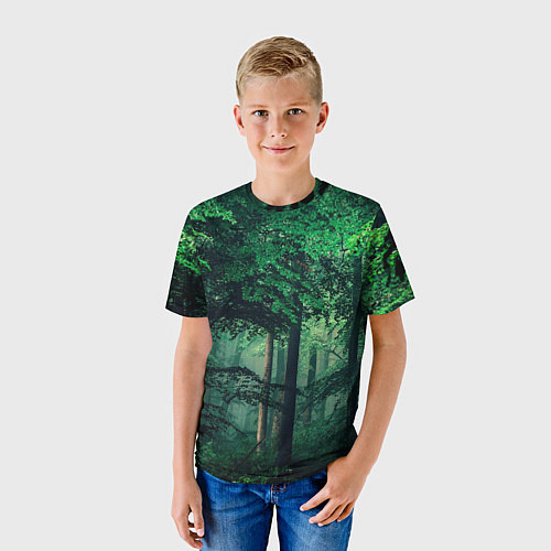 Детская футболка Деревья / 3D-принт – фото 3