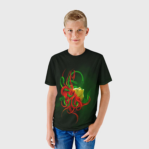 Детская футболка Медуза Горгона / 3D-принт – фото 3