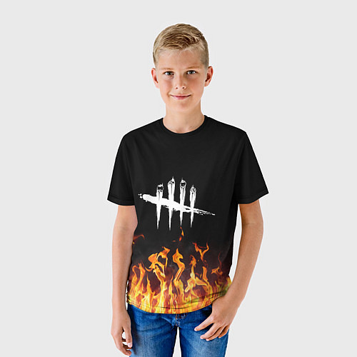 Детская футболка DEAD BY DAYLIGHT / 3D-принт – фото 3