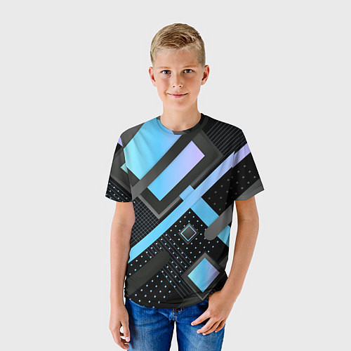 Детская футболка Modern Geometry / 3D-принт – фото 3