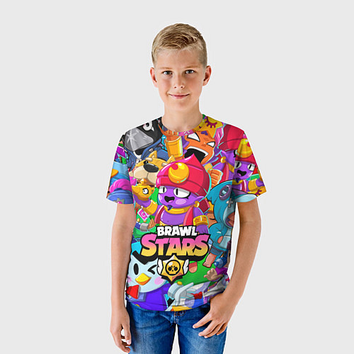 Детская футболка BRAWL STARS GENE / 3D-принт – фото 3