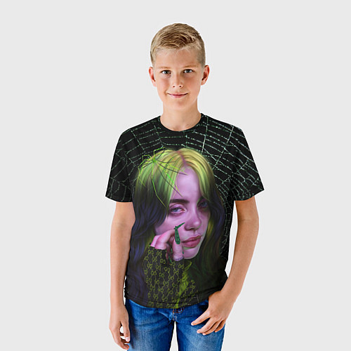 Детская футболка ПАУТИНА / 3D-принт – фото 3