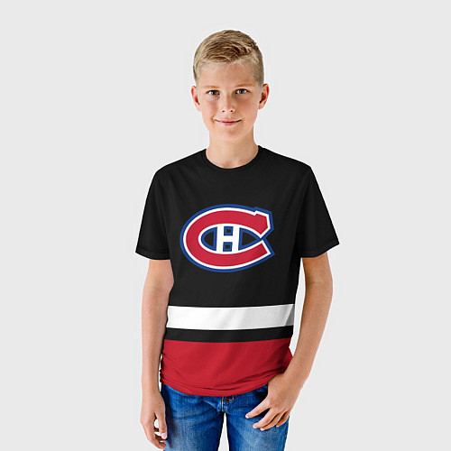 Детская футболка Монреаль Канадиенс / 3D-принт – фото 3