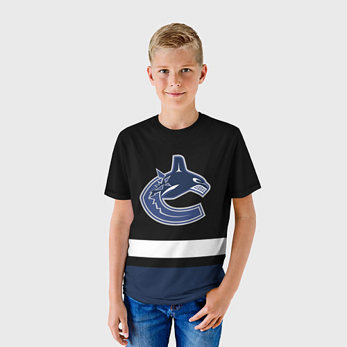 Детская футболка Vancouver Canucks / 3D-принт – фото 3