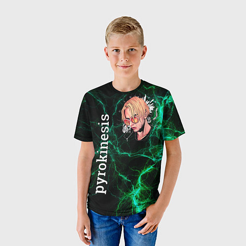 Детская футболка Pyrokinesis / 3D-принт – фото 3
