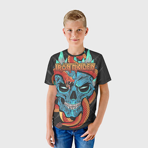 Детская футболка Iron Maiden / 3D-принт – фото 3