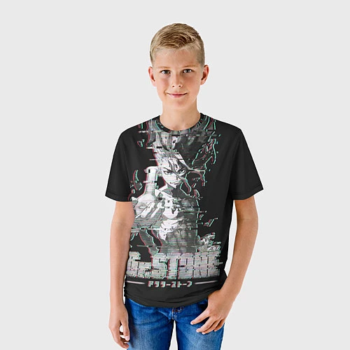 Детская футболка Доктор Стоун / 3D-принт – фото 3
