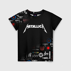 Футболка детская Metallica, цвет: 3D-принт