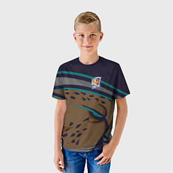 Футболка детская Форма Cheetah, цвет: 3D-принт — фото 2