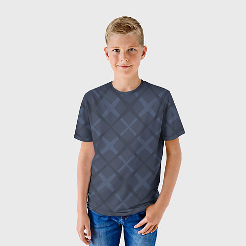 Детская футболка Геометрический узор / 3D-принт – фото 3