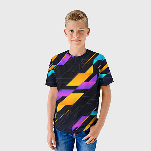 Детская футболка Modern Geometry / 3D-принт – фото 3