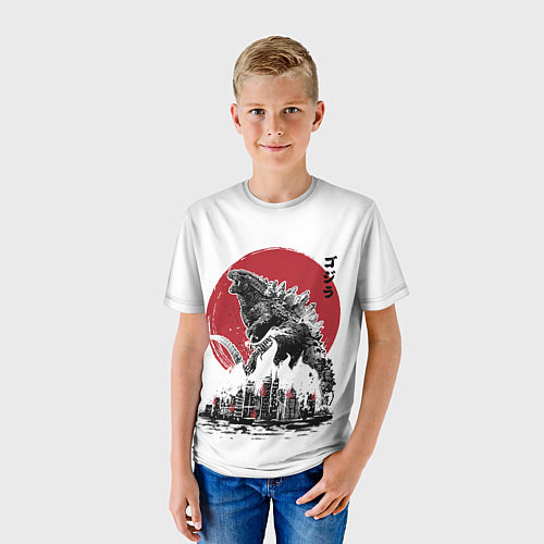 Детская футболка GODZILLA / 3D-принт – фото 3