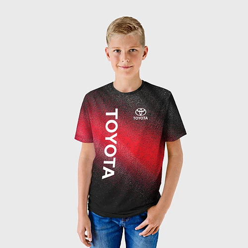 Детская футболка TOYOTA / 3D-принт – фото 3