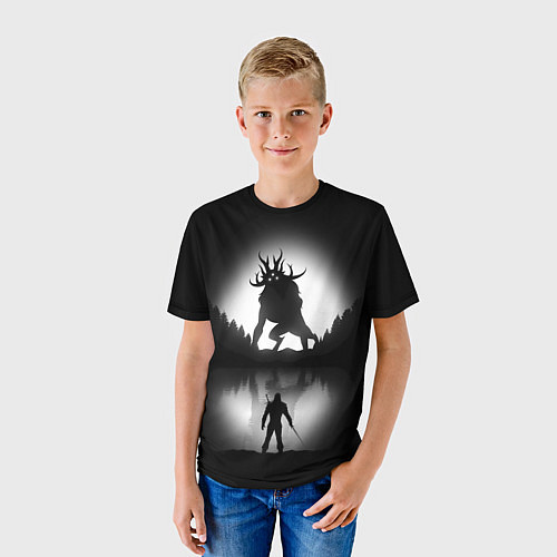 Детская футболка ВЕДЬМАК / 3D-принт – фото 3