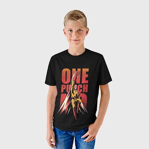 Детская футболка ONE-PUNCH MAN / 3D-принт – фото 3
