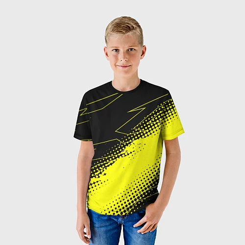 Детская футболка Bona Fide Одежда для фитнеcа / 3D-принт – фото 3