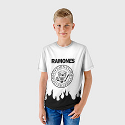 Футболка детская RAMONES, цвет: 3D-принт — фото 2