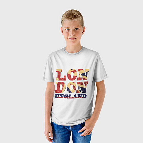 Детская футболка London / 3D-принт – фото 3