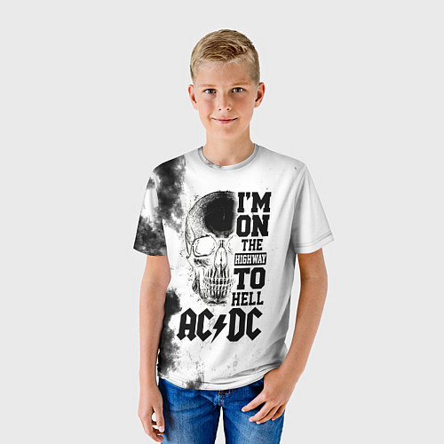Детская футболка I'm on the highway to hell ACDC / 3D-принт – фото 3