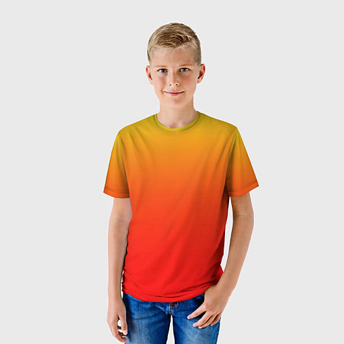 Детская футболка Оранж / 3D-принт – фото 3