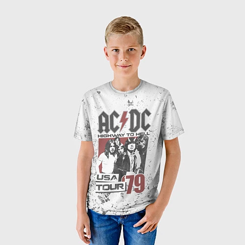 Детская футболка ACDC / 3D-принт – фото 3