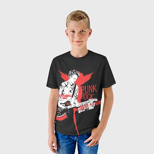 Детская футболка Punk-rock / 3D-принт – фото 3