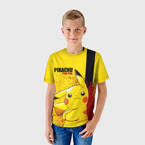 Детская футболка PIKACHU / 3D-принт – фото 3