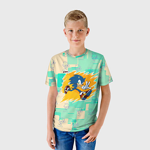 Детская футболка Sonik / 3D-принт – фото 3