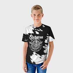 Футболка детская Sabaton, цвет: 3D-принт — фото 2