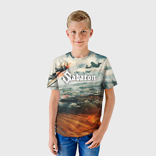 Детская футболка Sabaton / 3D-принт – фото 3