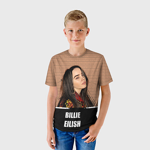 Детская футболка Billie Eilish / 3D-принт – фото 3
