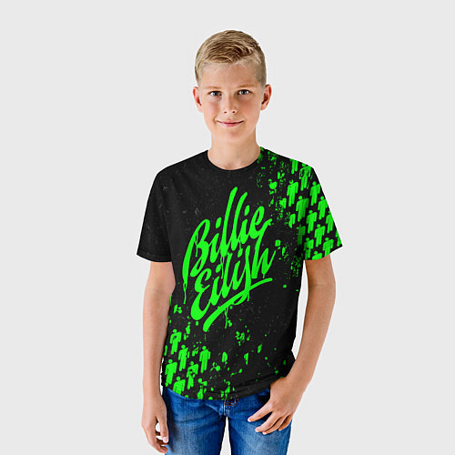 Детская футболка Billie Eilish 3 / 3D-принт – фото 3