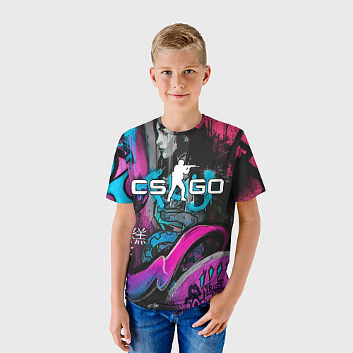 Детская футболка CS GO - Fever Dream / 3D-принт – фото 3