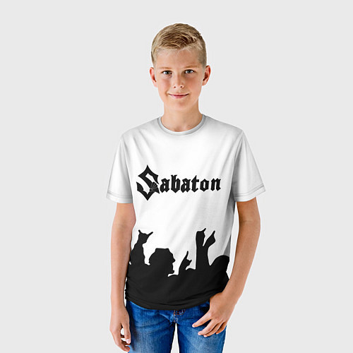 Детская футболка SABATON / 3D-принт – фото 3