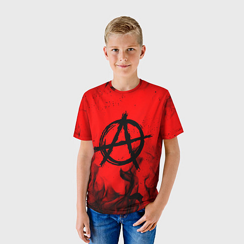 Детская футболка АНАРХИЯ / 3D-принт – фото 3