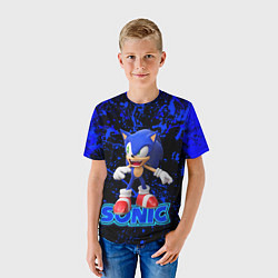 Футболка детская Sonic, цвет: 3D-принт — фото 2