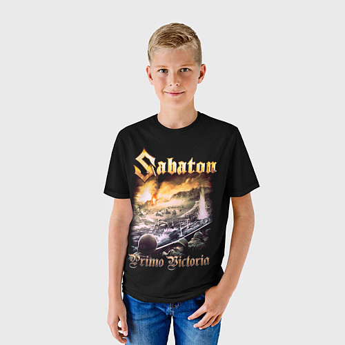 Детская футболка SABATON / 3D-принт – фото 3