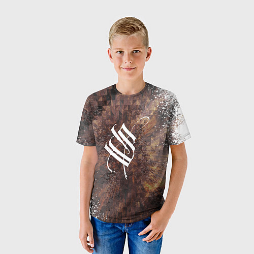 Детская футболка Stigmata logo / 3D-принт – фото 3
