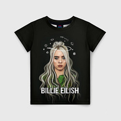 Футболка детская BILLIE EILISH, цвет: 3D-принт