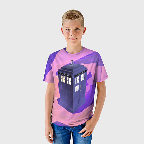 Детская футболка ТАРДИС / 3D-принт – фото 3