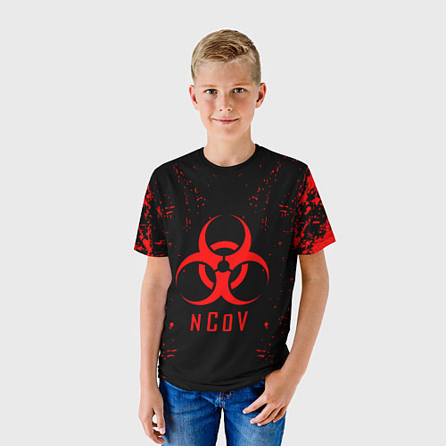 Детская футболка NCoV / 3D-принт – фото 3