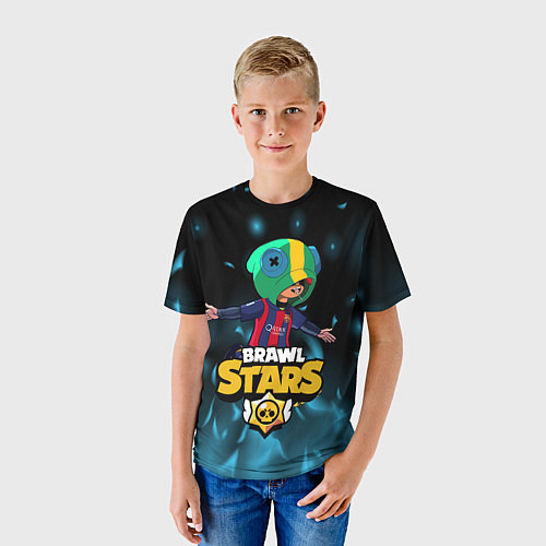 Детская футболка Leon Messi Brawl Stars / 3D-принт – фото 3