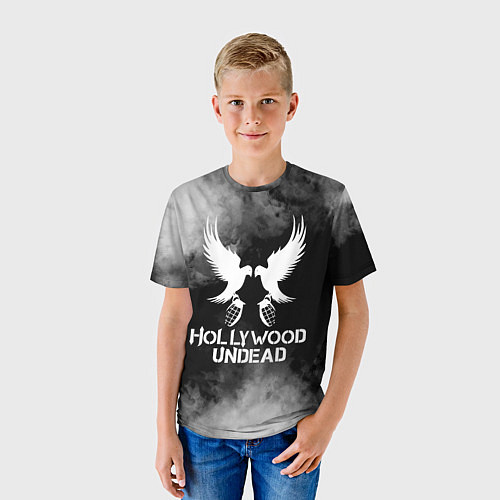 Детская футболка Hollywood Undead / 3D-принт – фото 3