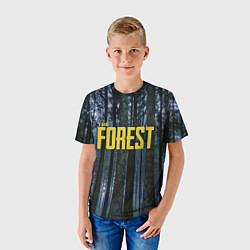 Футболка детская THE FOREST, цвет: 3D-принт — фото 2
