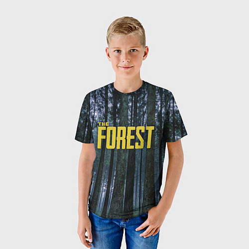 Детская футболка THE FOREST / 3D-принт – фото 3