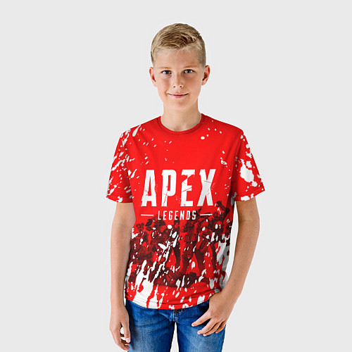 Детская футболка APEX LEGENDS / 3D-принт – фото 3
