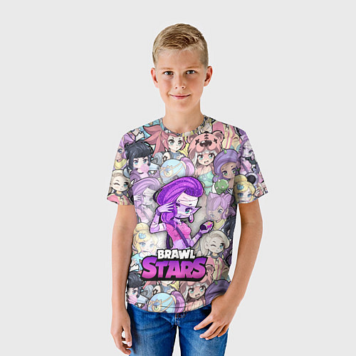 Детская футболка BrawlStars Girls Oko / 3D-принт – фото 3