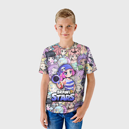 Детская футболка BrawlStars Girls Oko / 3D-принт – фото 3