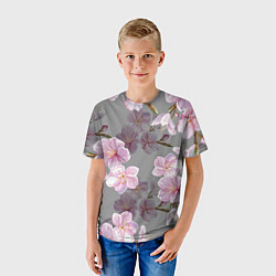 Футболка детская САКУРА, цвет: 3D-принт — фото 2